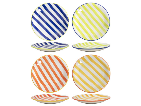 Dessertteller SUMMER STRIPES