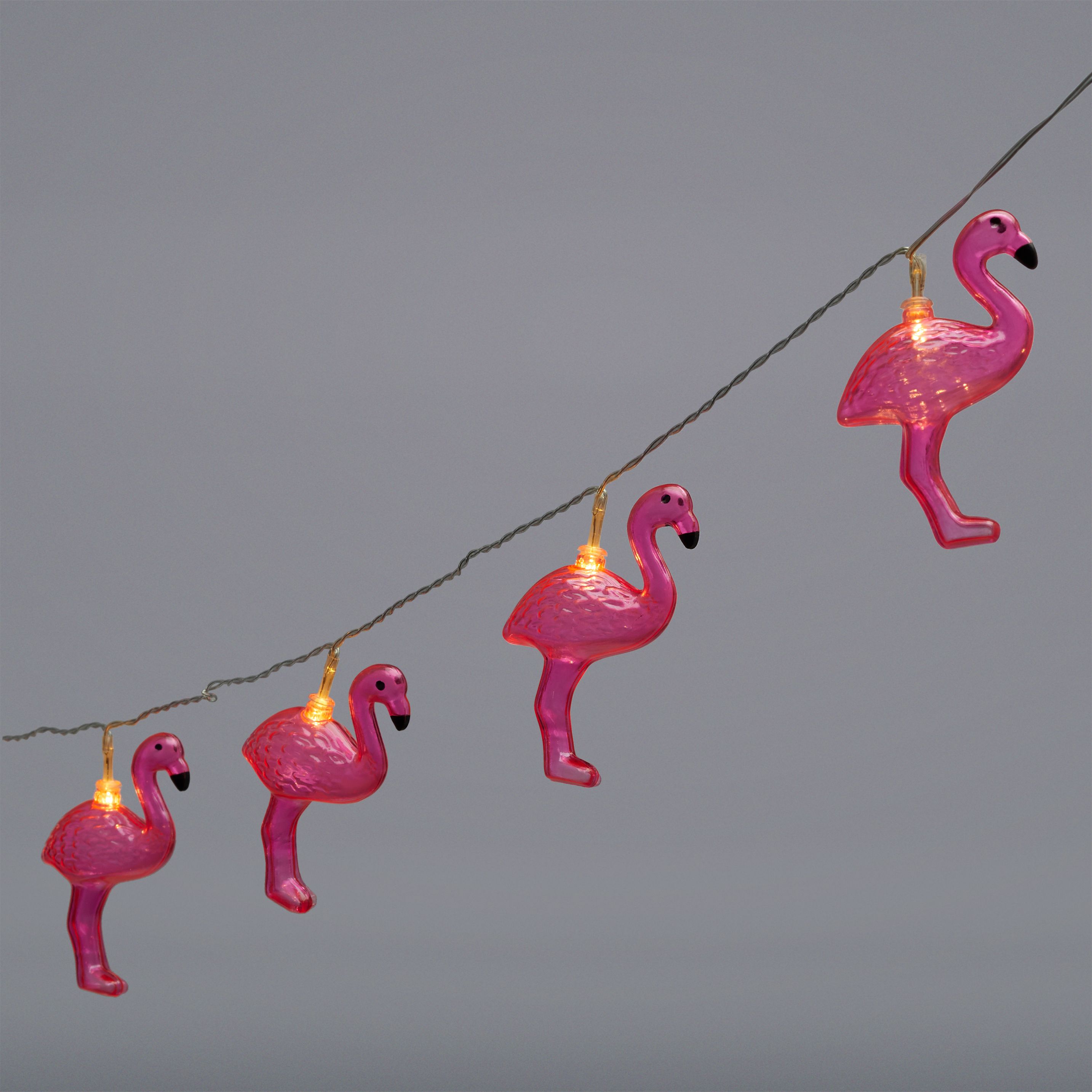 Lichterkette LED FLAMINGO Lichterketten Lampen & Leuchten Möbel