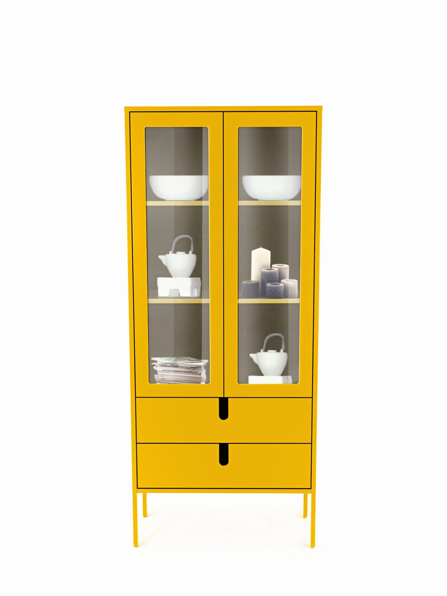 Vitrine Pop 40 cm-jaune Moderne, Design - Tenzo