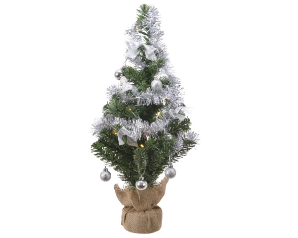 Weihnachtsbaum LED MINI silber